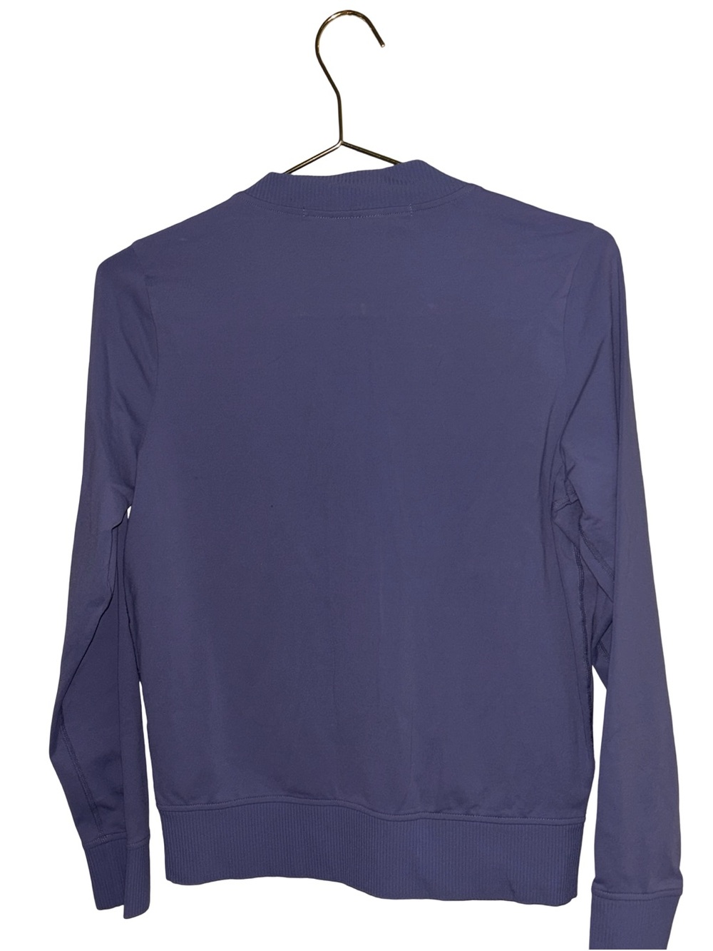 Women's Athleta Blue/Gray Zip Athletic Gym Jacket Small Workout - Picture 3 of 4